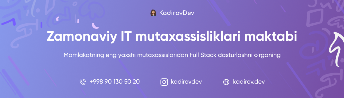 Kadirov.dev