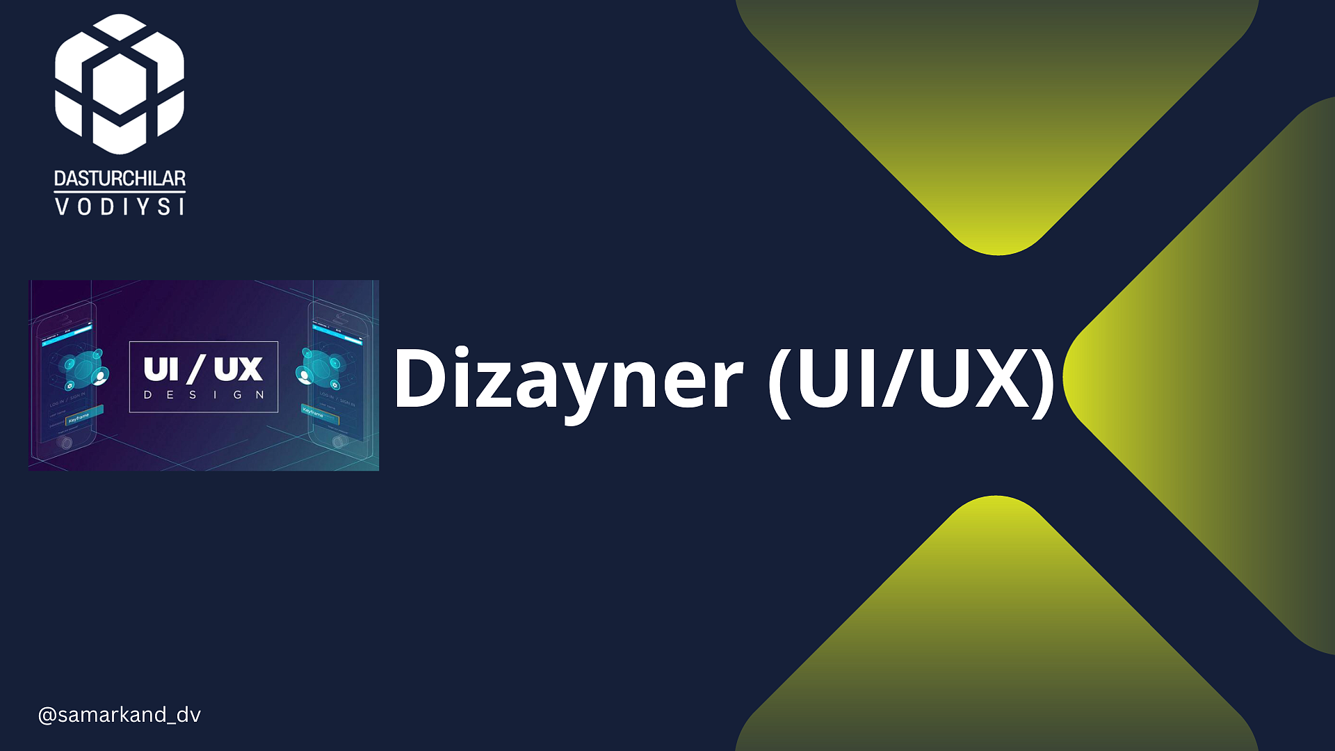 Dizayner (UI/UX)