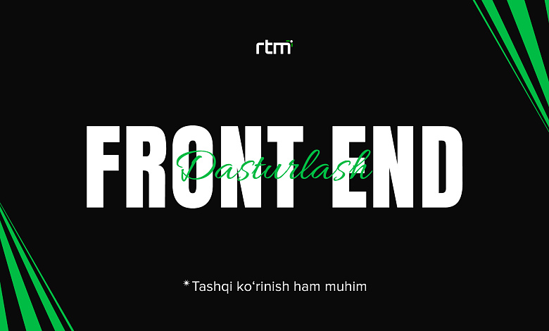 Frontend dasturlash 