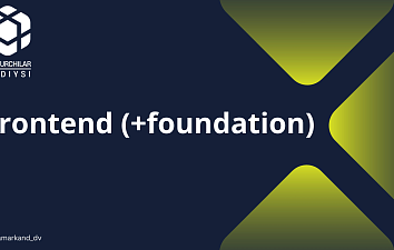 Frontend (+foundation)